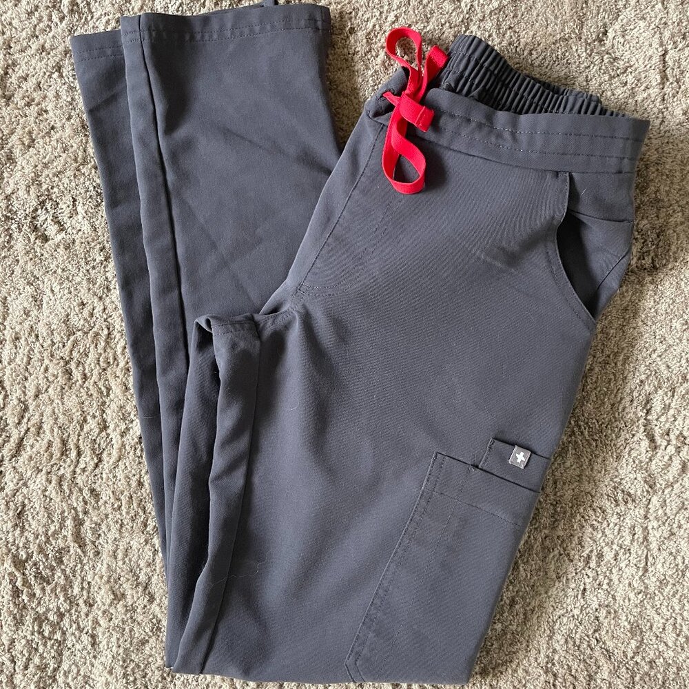 Figs Yola Skinny Scrub Pants XXS Reg / Charcoal